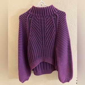 Purple Free People Sweater
